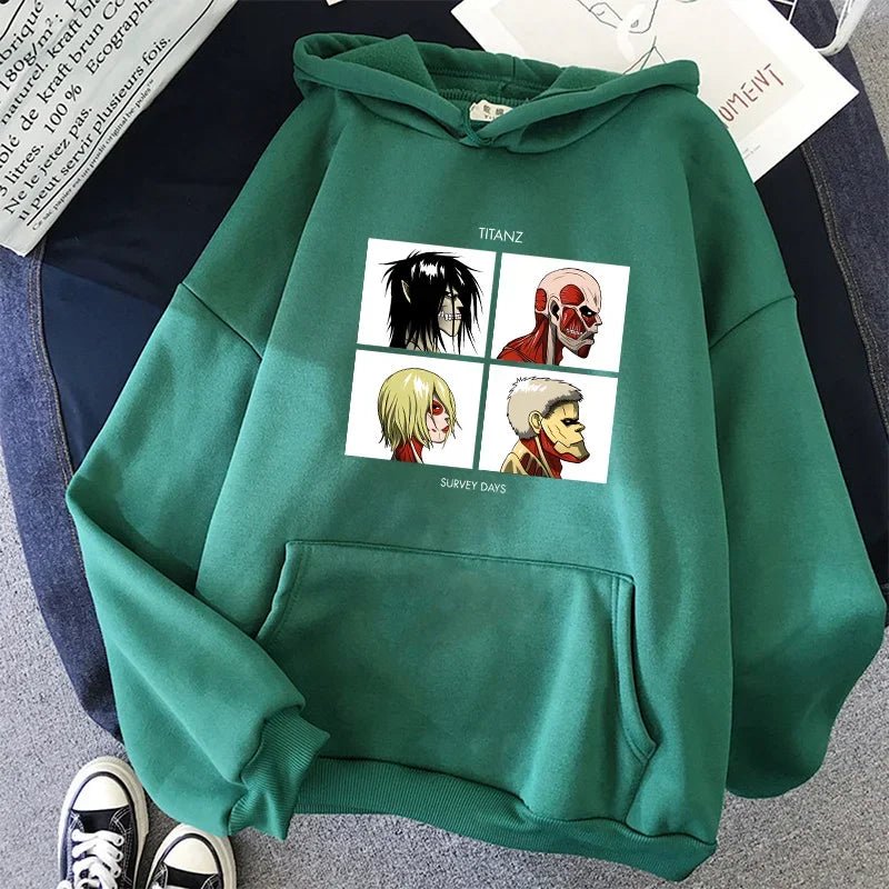 Sweats à capuche Shingeki No Kyojin, Attaque des Titans, PVD, Anime japonais, Vêtements Manga, Eren Yeager - FATAONSweats à capuche Shingeki No Kyojin, Attaque des Titans, PVD, Anime japonais, Vêtements Manga, Eren YeagerMode HommeFATAON