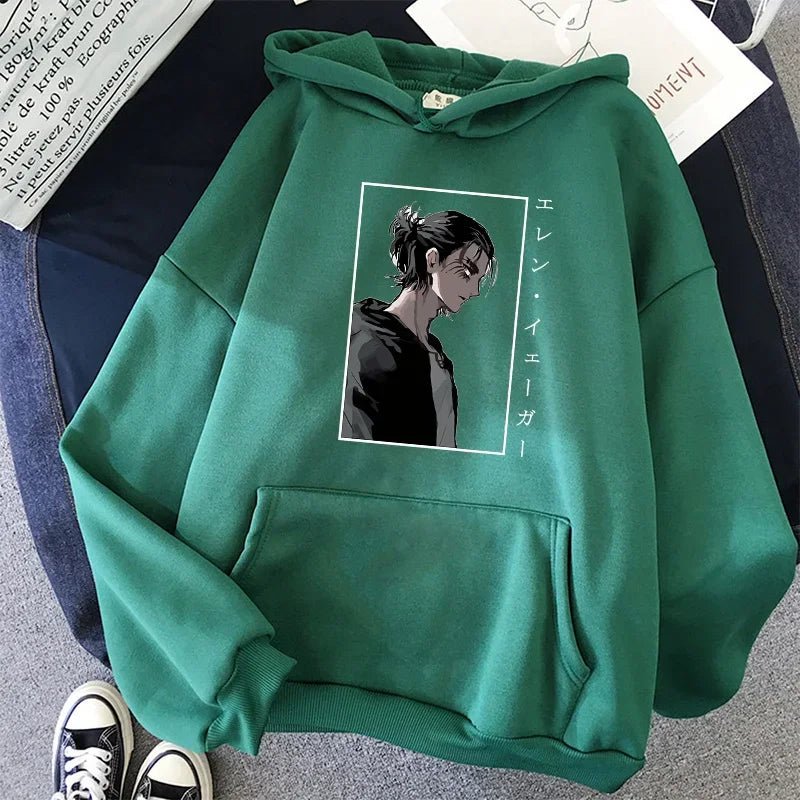 Sweats à capuche Shingeki No Kyojin, Attaque des Titans, PVD, Anime japonais, Vêtements Manga, Eren Yeager - FATAONSweats à capuche Shingeki No Kyojin, Attaque des Titans, PVD, Anime japonais, Vêtements Manga, Eren YeagerMode HommeFATAON