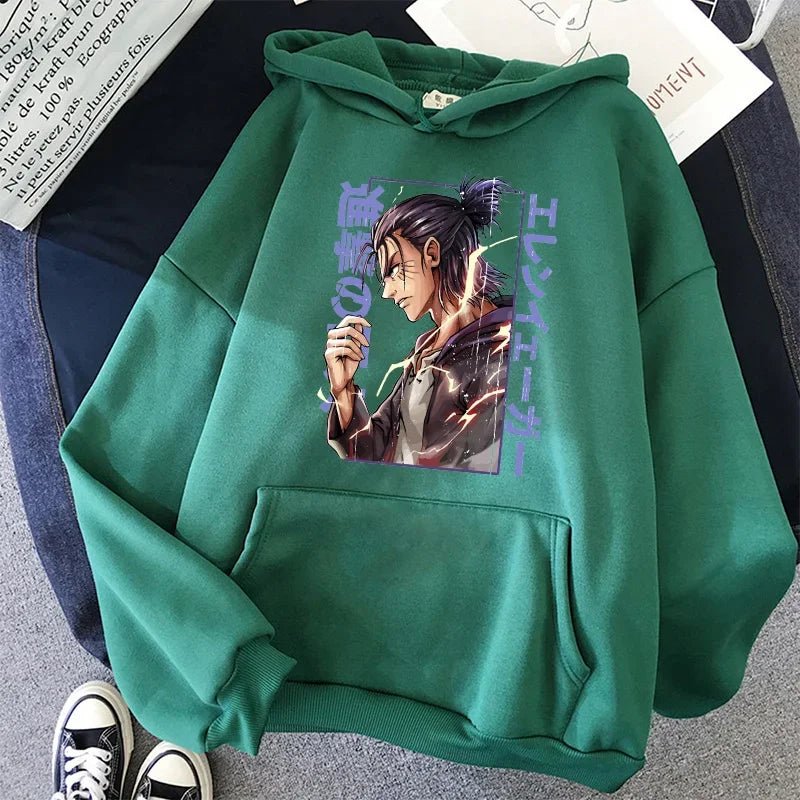 Sweats à capuche Shingeki No Kyojin, Attaque des Titans, PVD, Anime japonais, Vêtements Manga, Eren Yeager - FATAONSweats à capuche Shingeki No Kyojin, Attaque des Titans, PVD, Anime japonais, Vêtements Manga, Eren YeagerMode HommeFATAON