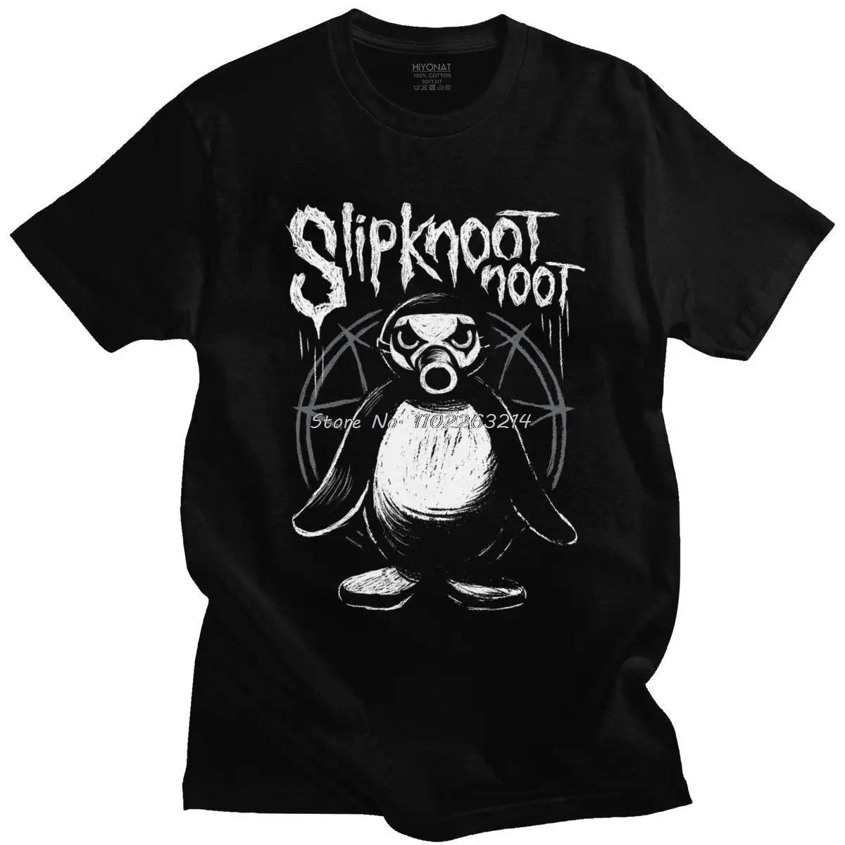 T-shirt à manches courtes pour homme, humoristique et décontracté, en coton, dessin animé pingouin Meme - FATAONT-shirt à manches courtes pour homme, humoristique et décontracté, en coton, dessin animé pingouin MemeMode HommeFATAON