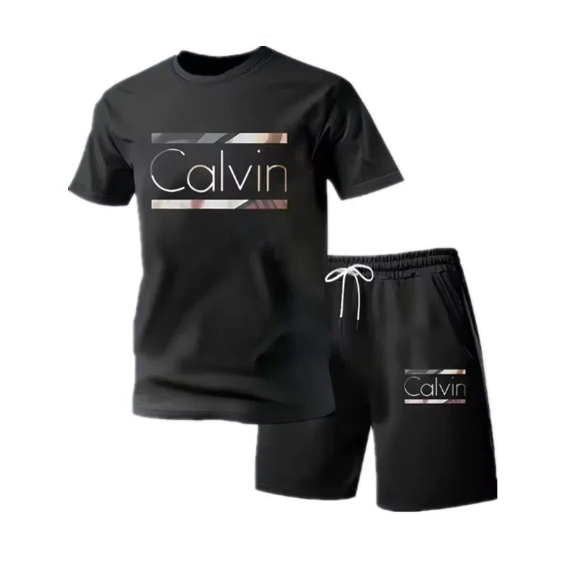 T-shirt et short décontractés pour hommes, ensemble deux pièces avec lettres imprimées en 3D, costume d'été pour l'extérieur, nouvelle mode 2026 - FATAONT-shirt et short décontractés pour hommes, ensemble deux pièces avec lettres imprimées en 3D, costume d'été pour l'extérieur, nouvelle mode 2026Mode HommeFATAON