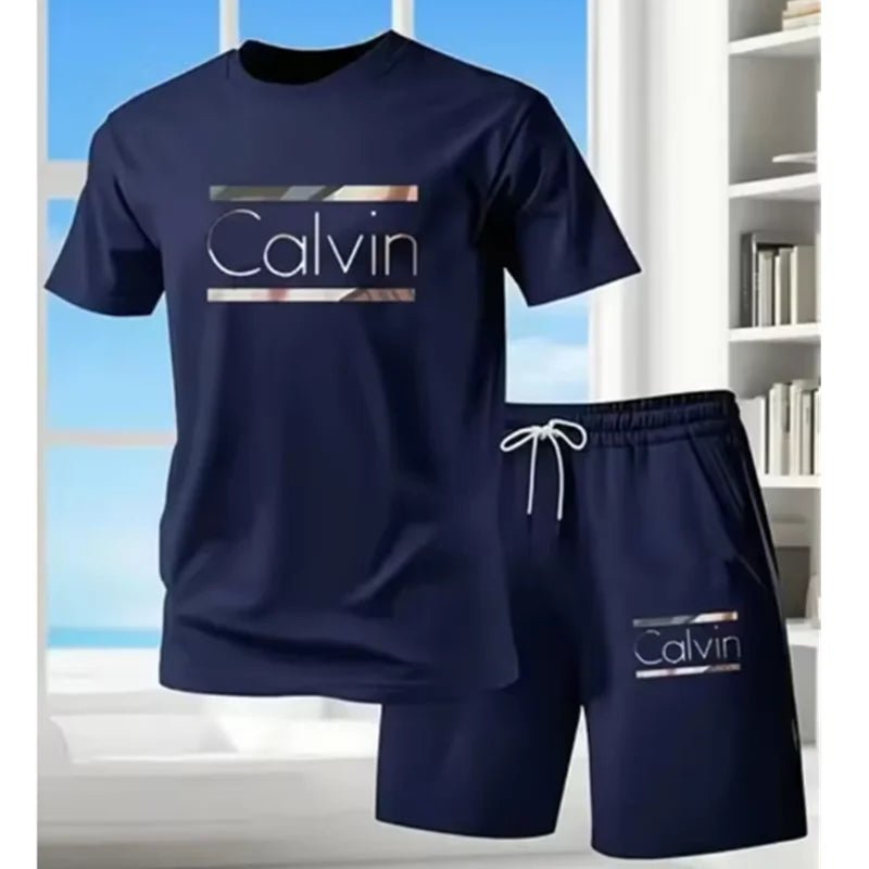 T-shirt et short décontractés pour hommes, ensemble deux pièces avec lettres imprimées en 3D, costume d'été pour l'extérieur, nouvelle mode 2026 - FATAONT-shirt et short décontractés pour hommes, ensemble deux pièces avec lettres imprimées en 3D, costume d'été pour l'extérieur, nouvelle mode 2026Mode HommeFATAON