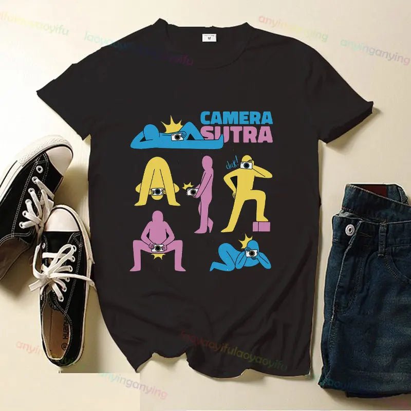 T-shirt imprimé à manches courtes pour hommes et femmes, vêtements de plein air, art de la photographie cool - FATAONT-shirt imprimé à manches courtes pour hommes et femmes, vêtements de plein air, art de la photographie coolMode HommeFATAON