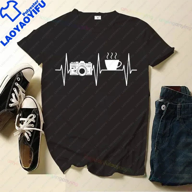 T-shirt imprimé à manches courtes pour hommes et femmes, vêtements de plein air, art de la photographie cool - FATAONT-shirt imprimé à manches courtes pour hommes et femmes, vêtements de plein air, art de la photographie coolMode HommeFATAON