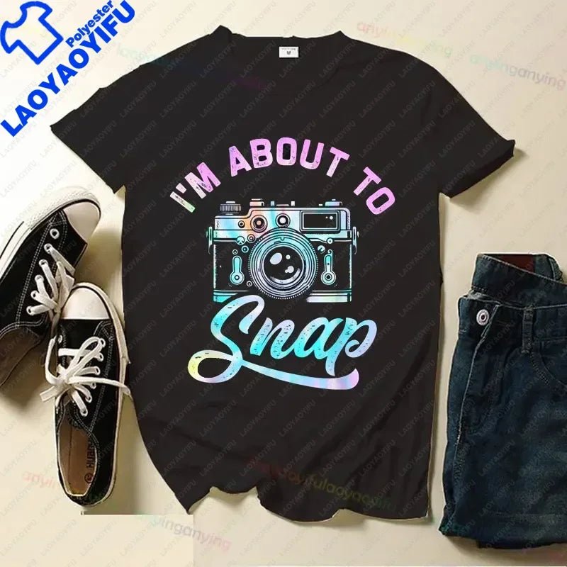 T-shirt imprimé à manches courtes pour hommes et femmes, vêtements de plein air, art de la photographie cool - FATAONT-shirt imprimé à manches courtes pour hommes et femmes, vêtements de plein air, art de la photographie coolMode HommeFATAON
