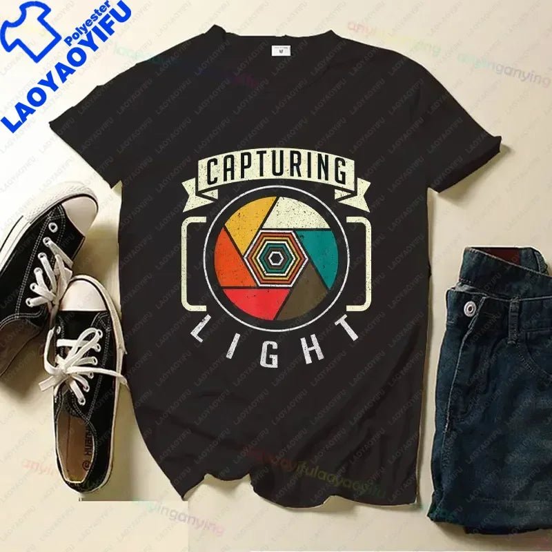 T-shirt imprimé à manches courtes pour hommes et femmes, vêtements de plein air, art de la photographie cool - FATAONT-shirt imprimé à manches courtes pour hommes et femmes, vêtements de plein air, art de la photographie coolMode HommeFATAON