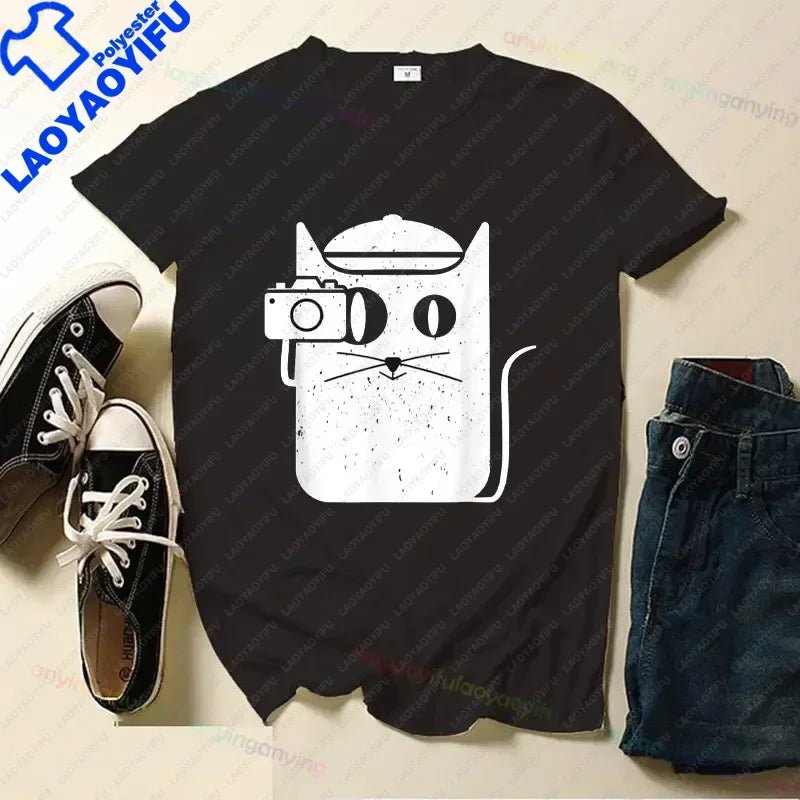 T-shirt imprimé à manches courtes pour hommes et femmes, vêtements de plein air, art de la photographie cool - FATAONT-shirt imprimé à manches courtes pour hommes et femmes, vêtements de plein air, art de la photographie coolMode HommeFATAON