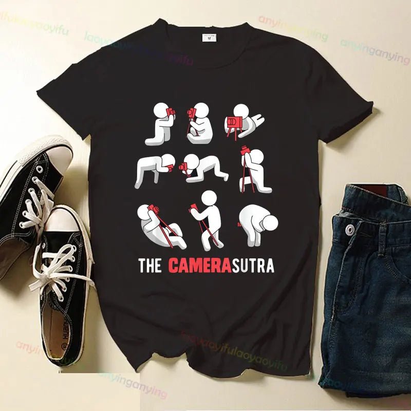 T-shirt imprimé à manches courtes pour hommes et femmes, vêtements de plein air, art de la photographie cool - FATAONT-shirt imprimé à manches courtes pour hommes et femmes, vêtements de plein air, art de la photographie coolMode HommeFATAON
