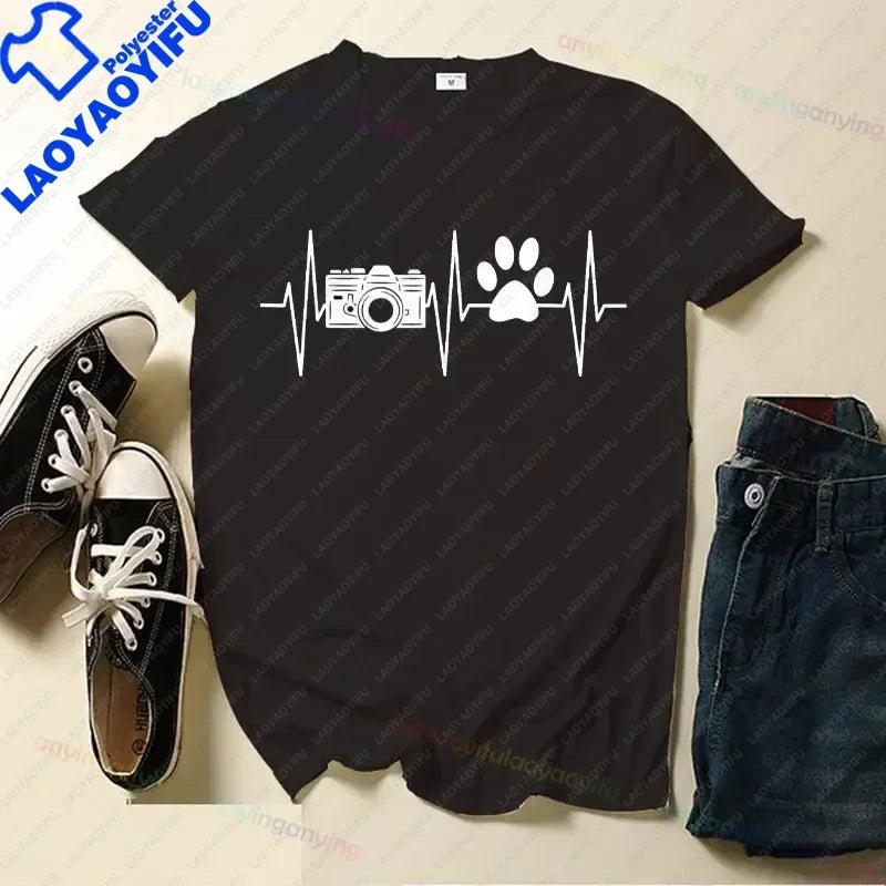 T-shirt imprimé à manches courtes pour hommes et femmes, vêtements de plein air, art de la photographie cool - FATAONT-shirt imprimé à manches courtes pour hommes et femmes, vêtements de plein air, art de la photographie coolMode HommeFATAON
