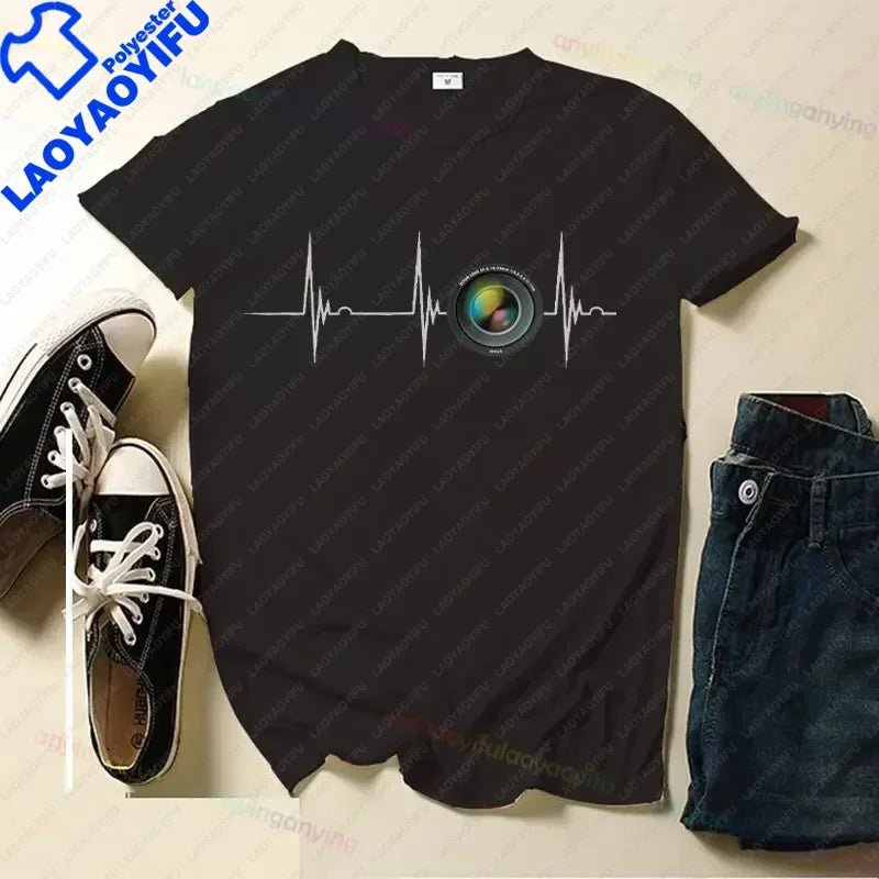 T-shirt imprimé à manches courtes pour hommes et femmes, vêtements de plein air, art de la photographie cool - FATAONT-shirt imprimé à manches courtes pour hommes et femmes, vêtements de plein air, art de la photographie coolMode HommeFATAON