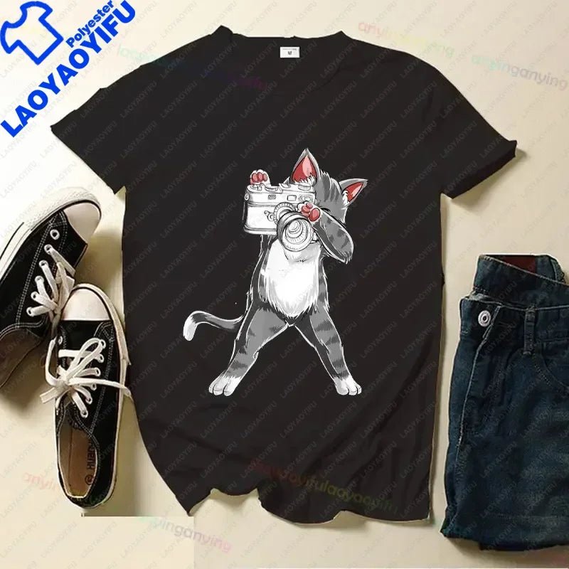 T-shirt imprimé à manches courtes pour hommes et femmes, vêtements de plein air, art de la photographie cool - FATAONT-shirt imprimé à manches courtes pour hommes et femmes, vêtements de plein air, art de la photographie coolMode HommeFATAON
