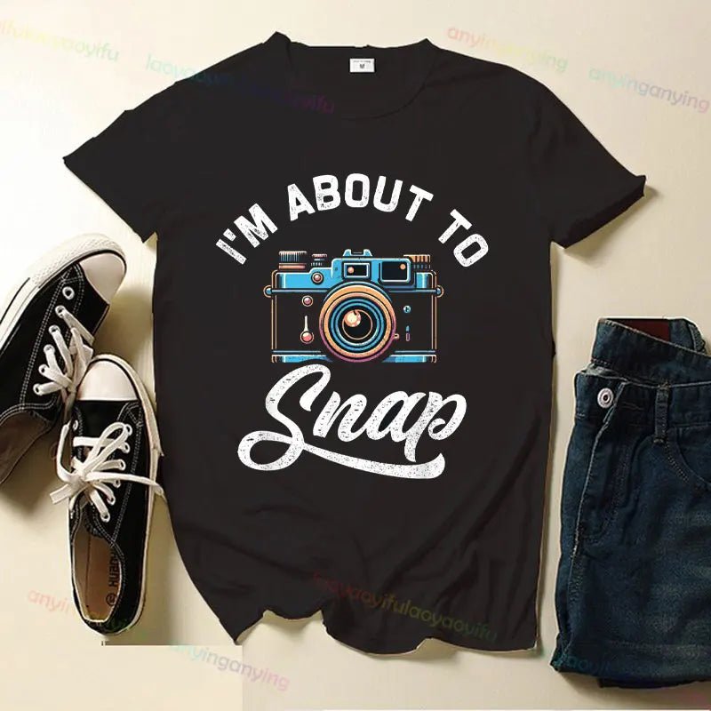 T-shirt imprimé à manches courtes pour hommes et femmes, vêtements de plein air, art de la photographie cool - FATAONT-shirt imprimé à manches courtes pour hommes et femmes, vêtements de plein air, art de la photographie coolMode HommeFATAON