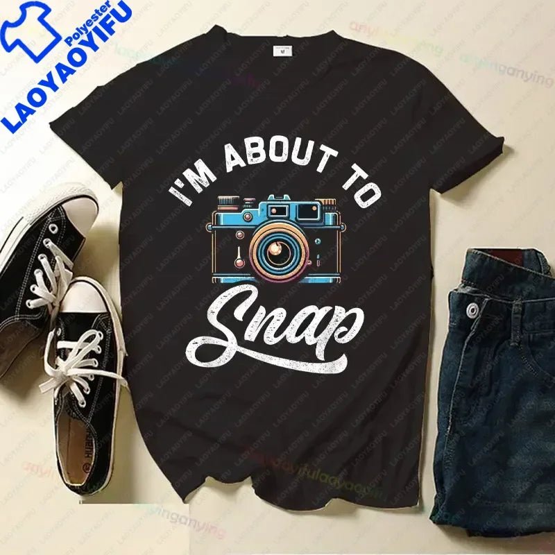 T-shirt imprimé à manches courtes pour hommes et femmes, vêtements de plein air, art de la photographie cool - FATAONT-shirt imprimé à manches courtes pour hommes et femmes, vêtements de plein air, art de la photographie coolMode HommeFATAON