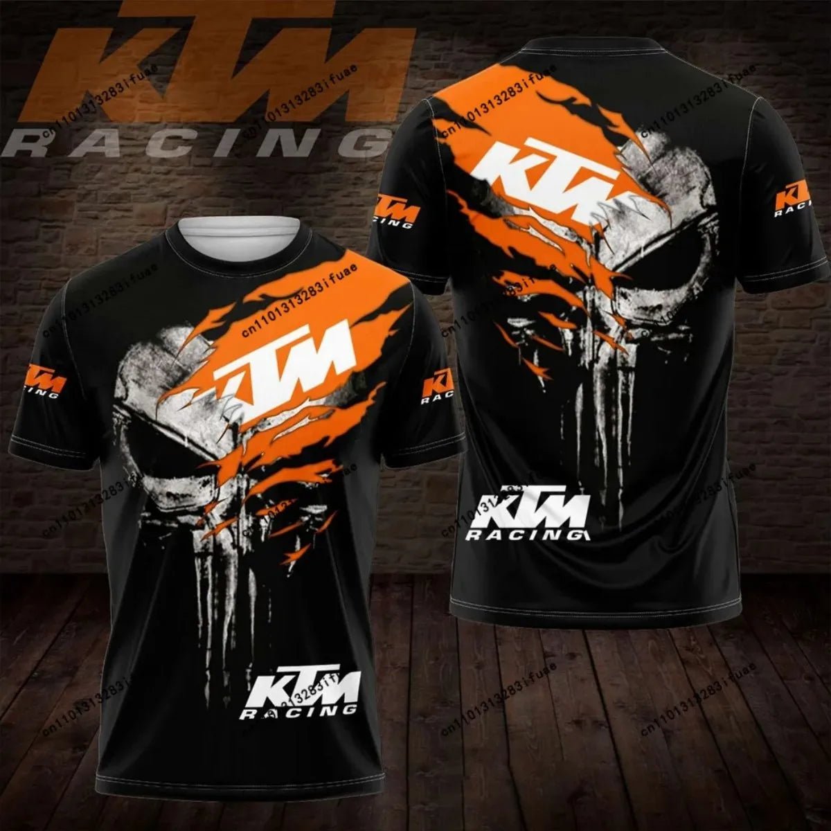 T-shirt imprimé en 3D KTM Racing, Combinaison de moto pour homme, T-shirt respirant pour fan de MotoGP, été - FATAONT-shirt imprimé en 3D KTM Racing, Combinaison de moto pour homme, T-shirt respirant pour fan de MotoGP, étéMode HommeFATAON