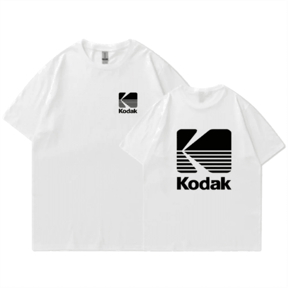 T-shirt Kodak 2026, unisexe, style coréen d'été, ample, imprimé, à manches courtes, en pur coton, style Harajuku surdimensionné. - FATAONT-shirt Kodak 2026, unisexe, style coréen d'été, ample, imprimé, à manches courtes, en pur coton, style Harajuku surdimensionné.Mode HommeFATAON