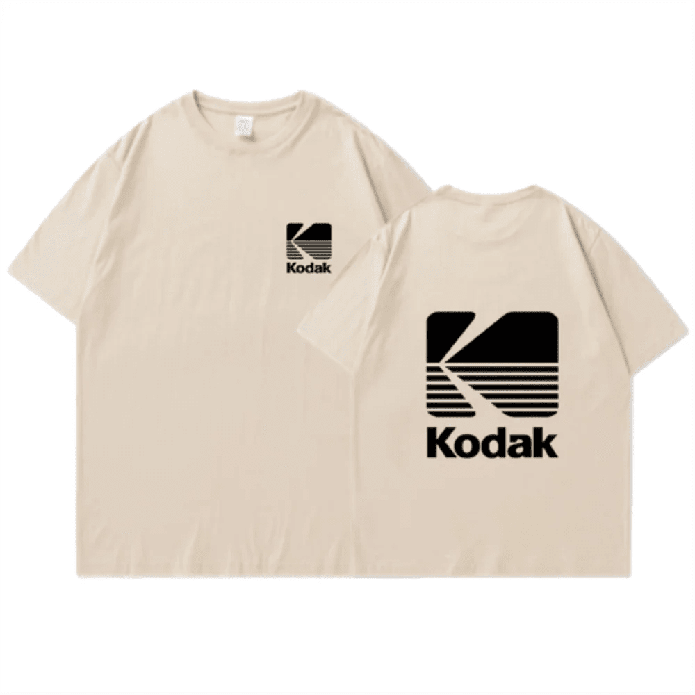 T-shirt Kodak 2026, unisexe, style coréen d'été, ample, imprimé, à manches courtes, en pur coton, style Harajuku surdimensionné. - FATAONT-shirt Kodak 2026, unisexe, style coréen d'été, ample, imprimé, à manches courtes, en pur coton, style Harajuku surdimensionné.Mode HommeFATAON