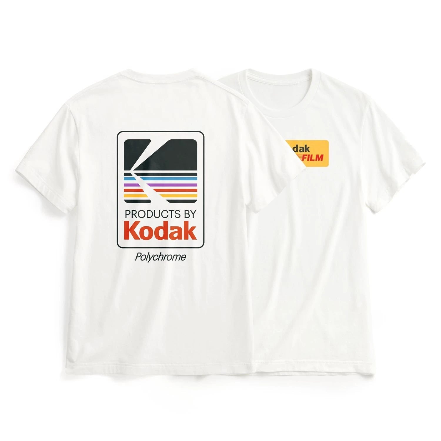 T-shirt unisexe en coton Kodak Polychrome Rainbow Back Print, style vintage rétro, manches courtes, Y2K, streetwear décontracté, motif graphique film - FATAONT-shirt unisexe en coton Kodak Polychrome Rainbow Back Print, style vintage rétro, manches courtes, Y2K, streetwear décontracté, motif graphique filmMode HommeFATAON