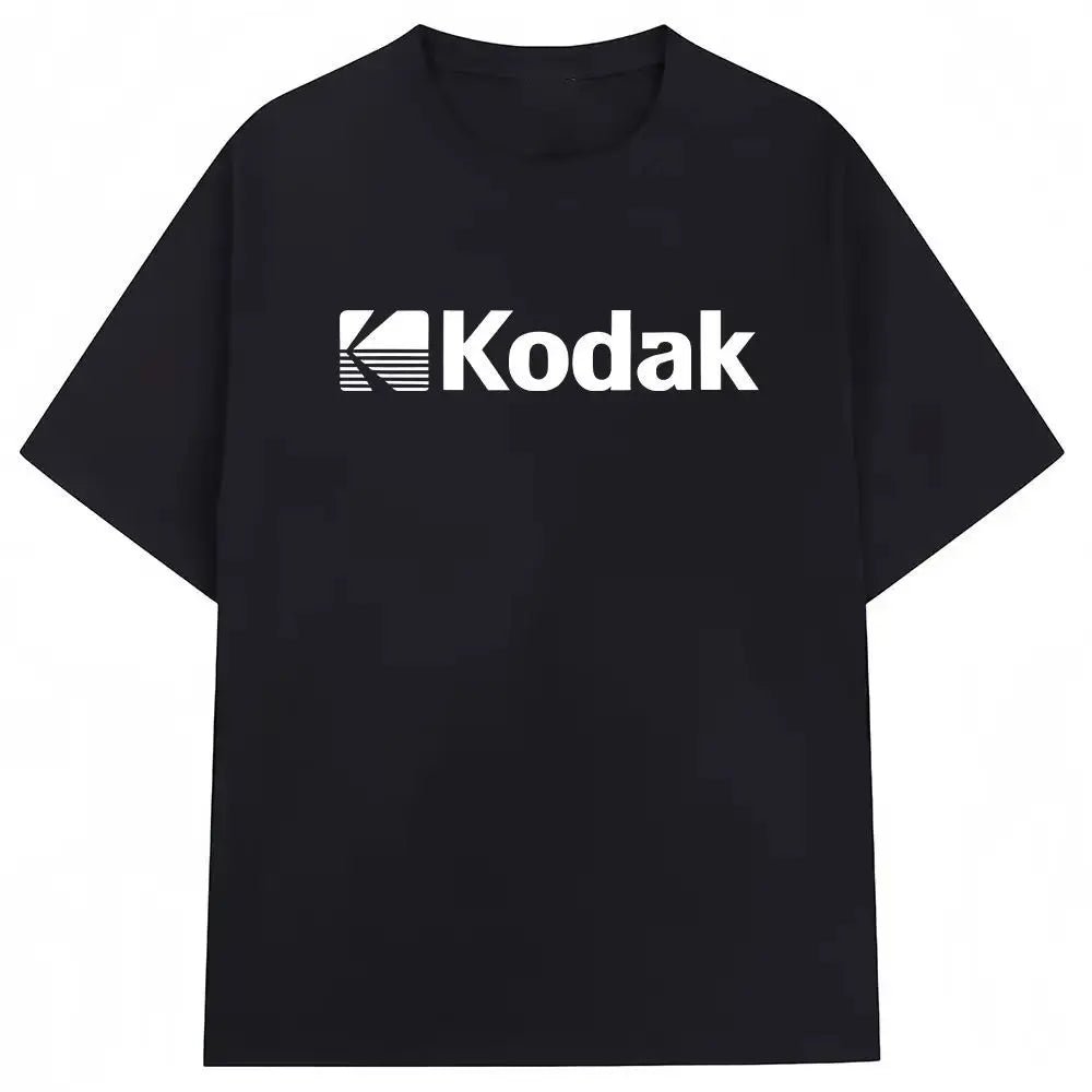 T-shirt unisexe en coton Kodak Polychrome Rainbow Back Print, style vintage rétro, manches courtes, Y2K, streetwear décontracté, motif graphique film - FATAONT-shirt unisexe en coton Kodak Polychrome Rainbow Back Print, style vintage rétro, manches courtes, Y2K, streetwear décontracté, motif graphique filmMode HommeFATAON