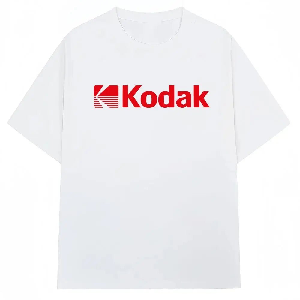 T-shirt unisexe en coton Kodak Polychrome Rainbow Back Print, style vintage rétro, manches courtes, Y2K, streetwear décontracté, motif graphique film - FATAONT-shirt unisexe en coton Kodak Polychrome Rainbow Back Print, style vintage rétro, manches courtes, Y2K, streetwear décontracté, motif graphique filmMode HommeFATAON