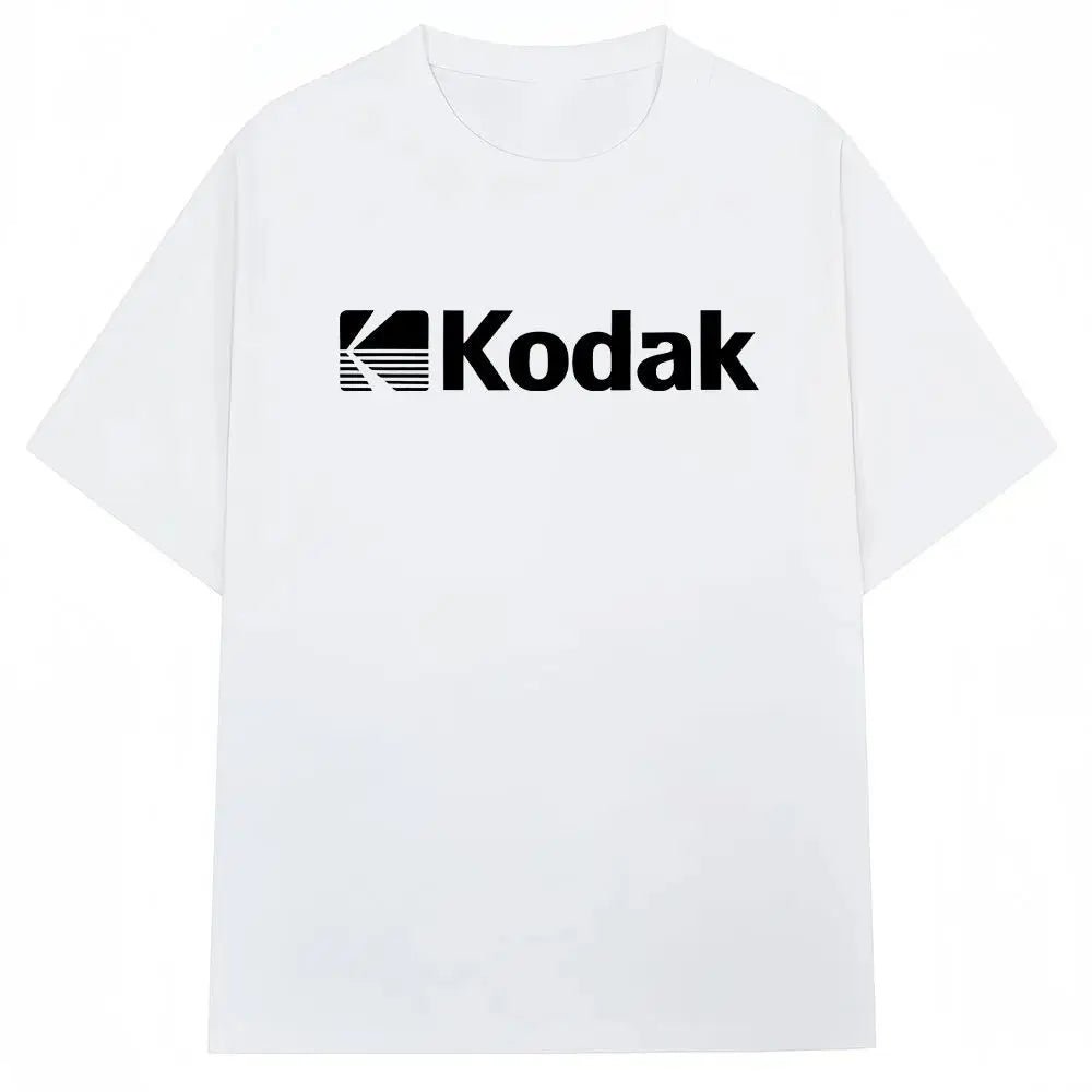 T-shirt unisexe en coton Kodak Polychrome Rainbow Back Print, style vintage rétro, manches courtes, Y2K, streetwear décontracté, motif graphique film - FATAONT-shirt unisexe en coton Kodak Polychrome Rainbow Back Print, style vintage rétro, manches courtes, Y2K, streetwear décontracté, motif graphique filmMode HommeFATAON