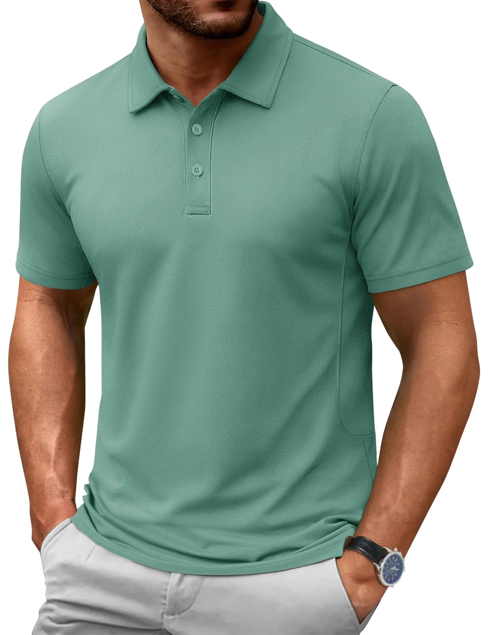 TACVASEN-Polo d'été 72% en coton pour homme, t-shirt de golf respirant, sport actif, randonnée, t-shirts de travail décontractés - FATAONTACVASEN-Polo d'été 72% en coton pour homme, t-shirt de golf respirant, sport actif, randonnée, t-shirts de travail décontractésMode HommeFATAON