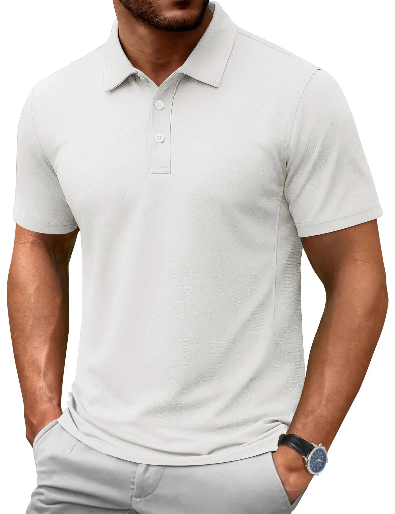 TACVASEN-Polo d'été 72% en coton pour homme, t-shirt de golf respirant, sport actif, randonnée, t-shirts de travail décontractés - FATAONTACVASEN-Polo d'été 72% en coton pour homme, t-shirt de golf respirant, sport actif, randonnée, t-shirts de travail décontractésMode HommeFATAON