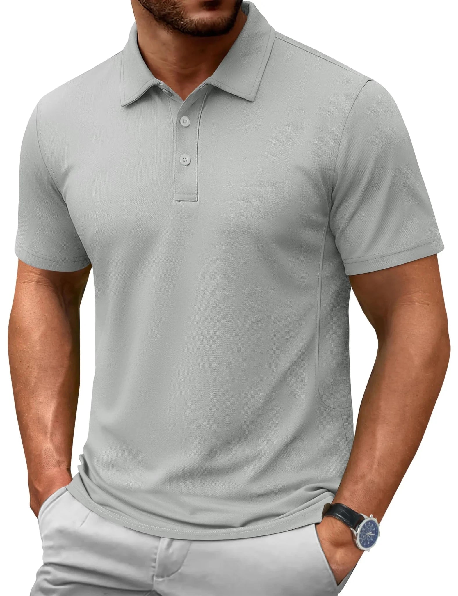 TACVASEN-Polo d'été 72% en coton pour homme, t-shirt de golf respirant, sport actif, randonnée, t-shirts de travail décontractés - FATAONTACVASEN-Polo d'été 72% en coton pour homme, t-shirt de golf respirant, sport actif, randonnée, t-shirts de travail décontractésMode HommeFATAON