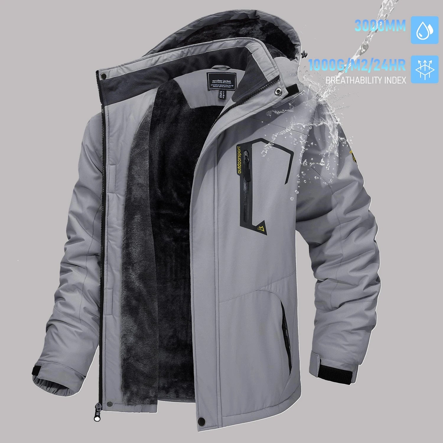 TACVASEN vestes de Ski d'hiver pour hommes manteaux polaires imperméables veste de Snowboard thermique isolée Parka imperméable avec capuche Parka homme - FATAONTACVASEN vestes de Ski d'hiver pour hommes manteaux polaires imperméables veste de Snowboard thermique isolée Parka imperméable avec capuche Parka hommeMode HommeFATAON
