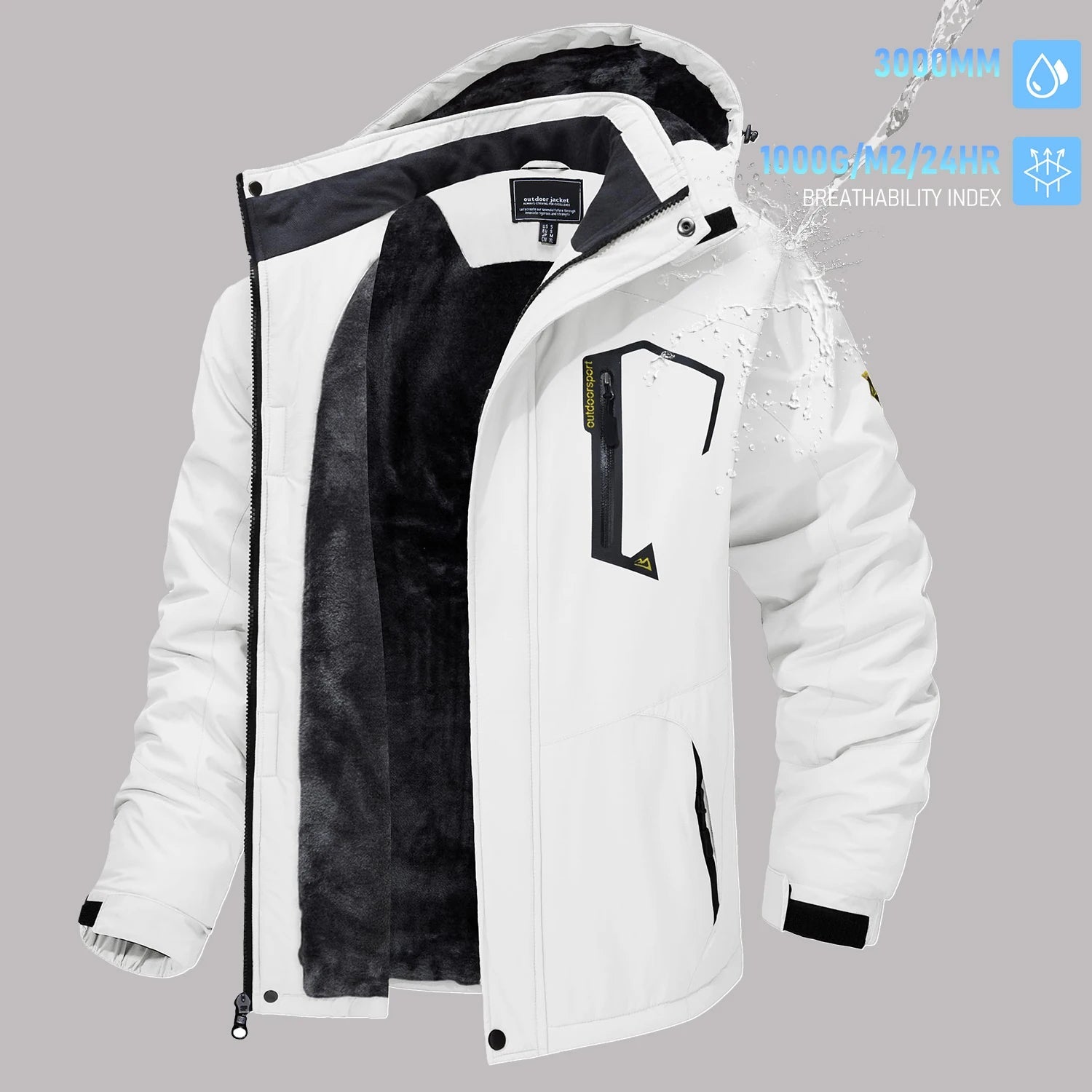 TACVASEN vestes de Ski d'hiver pour hommes manteaux polaires imperméables veste de Snowboard thermique isolée Parka imperméable avec capuche Parka homme - FATAONTACVASEN vestes de Ski d'hiver pour hommes manteaux polaires imperméables veste de Snowboard thermique isolée Parka imperméable avec capuche Parka hommeMode HommeFATAON