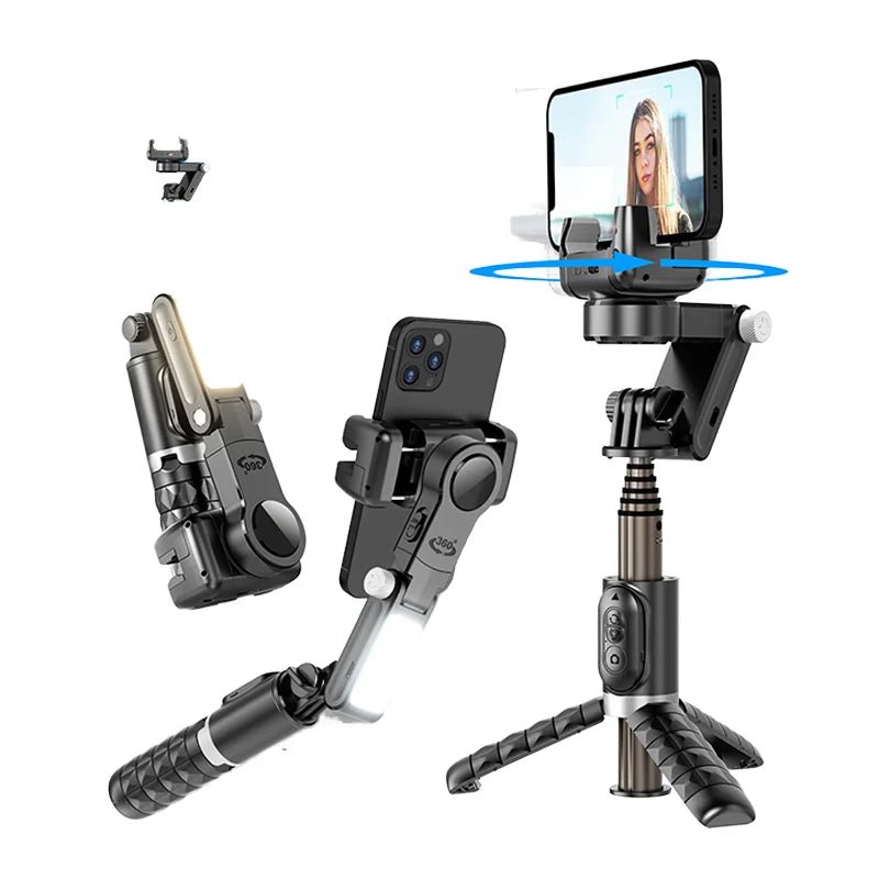 Takenoken Auto Face Tracking Gimbal Stabilizer Smartphone 360° Rotation Remote for Android iPhone LED Light Selfie Stick Tripod - Fix & GoTakenoken Auto Face Tracking Gimbal Stabilizer Smartphone 360° Rotation Remote for Android iPhone LED Light Selfie Stick TripodVidéo & PhotoFix & Go
