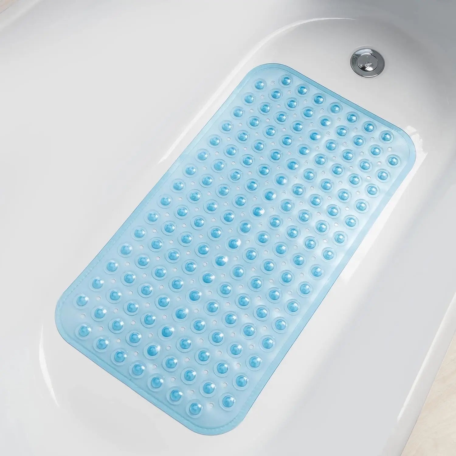 Tapis de bain antidérapant en PVC, avec ventouses et trous de vidange, 15x27,6 pouces/38x70cm, tapis de douche à vidange rapide, tapis de baignoire, 1 pièce - FATAONTapis de bain antidérapant en PVC, avec ventouses et trous de vidange, 15x27,6 pouces/38x70cm, tapis de douche à vidange rapide, tapis de baignoire, 1 pièceSolutions MaisonFATAON