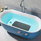 Tapis de bain antidérapant en PVC, avec ventouses et trous de vidange, 15x27,6 pouces/38x70cm, tapis de douche à vidange rapide, tapis de baignoire, 1 pièce - FATAONTapis de bain antidérapant en PVC, avec ventouses et trous de vidange, 15x27,6 pouces/38x70cm, tapis de douche à vidange rapide, tapis de baignoire, 1 pièceSolutions MaisonFATAON