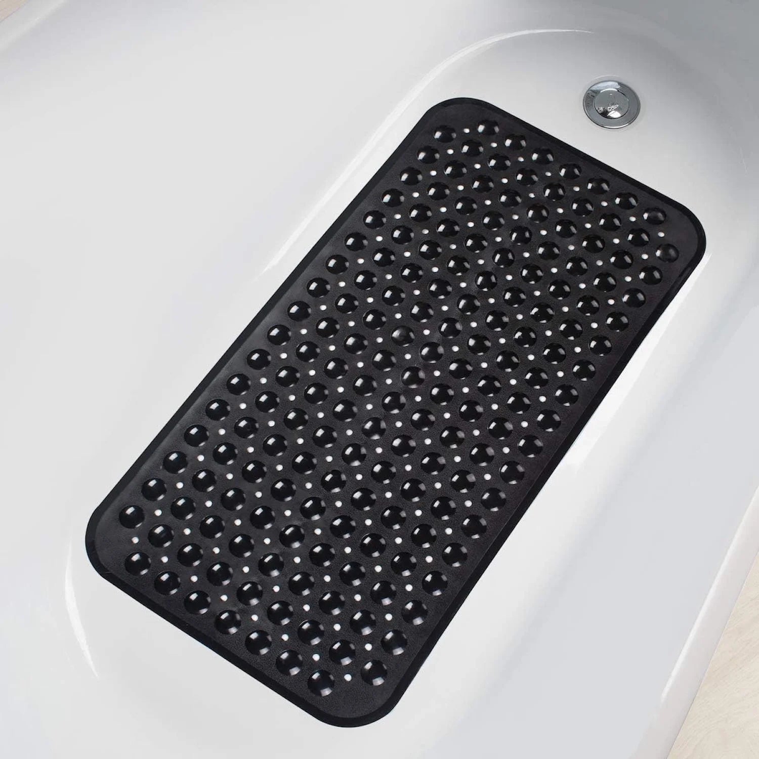 Tapis de bain antidérapant en PVC, avec ventouses et trous de vidange, 15x27,6 pouces/38x70cm, tapis de douche à vidange rapide, tapis de baignoire, 1 pièce - FATAONTapis de bain antidérapant en PVC, avec ventouses et trous de vidange, 15x27,6 pouces/38x70cm, tapis de douche à vidange rapide, tapis de baignoire, 1 pièceSolutions MaisonFATAON