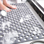 Tapis de bain antidérapant et tapis de douche avec ventouses et trous de vidange, doux, lavable en Machine, tapis de baignoire antidérapant, tapis de douche pour l'intérieur - FATAONTapis de bain antidérapant et tapis de douche avec ventouses et trous de vidange, doux, lavable en Machine, tapis de baignoire antidérapant, tapis de douche pour l'intérieurSolutions MaisonFATAON