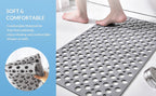 Tapis de bain antidérapant et tapis de douche avec ventouses et trous de vidange, doux, lavable en Machine, tapis de baignoire antidérapant, tapis de douche pour l'intérieur - FATAONTapis de bain antidérapant et tapis de douche avec ventouses et trous de vidange, doux, lavable en Machine, tapis de baignoire antidérapant, tapis de douche pour l'intérieurSolutions MaisonFATAON
