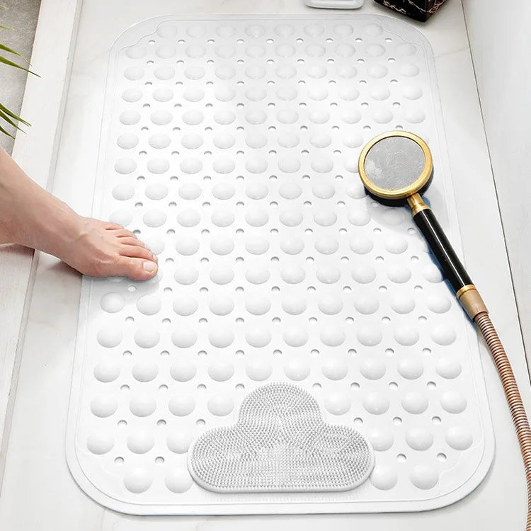 Tapis de douche antidérapant en PVC, 1 pièce, avec ventouses et trous de vidange, tapis de douche de Massage, tapis de salle de bain, tapis de baignoire, 15,7x27,5 pouces - FATAONTapis de douche antidérapant en PVC, 1 pièce, avec ventouses et trous de vidange, tapis de douche de Massage, tapis de salle de bain, tapis de baignoire, 15,7x27,5 poucesSolutions MaisonFATAON