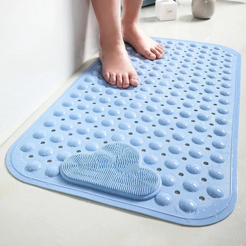 Tapis de douche antidérapant en PVC, 1 pièce, avec ventouses et trous de vidange, tapis de douche de Massage, tapis de salle de bain, tapis de baignoire, 15,7x27,5 pouces - FATAONTapis de douche antidérapant en PVC, 1 pièce, avec ventouses et trous de vidange, tapis de douche de Massage, tapis de salle de bain, tapis de baignoire, 15,7x27,5 poucesSolutions MaisonFATAON