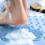 Tapis de douche antidérapant en PVC, 1 pièce, avec ventouses et trous de vidange, tapis de douche de Massage, tapis de salle de bain, tapis de baignoire, 15,7x27,5 pouces - FATAONTapis de douche antidérapant en PVC, 1 pièce, avec ventouses et trous de vidange, tapis de douche de Massage, tapis de salle de bain, tapis de baignoire, 15,7x27,5 poucesSolutions MaisonFATAON