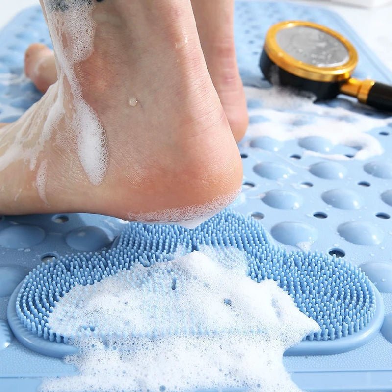 Tapis de douche antidérapant en PVC, 1 pièce, avec ventouses et trous de vidange, tapis de douche de Massage, tapis de salle de bain, tapis de baignoire, 15,7x27,5 pouces - FATAONTapis de douche antidérapant en PVC, 1 pièce, avec ventouses et trous de vidange, tapis de douche de Massage, tapis de salle de bain, tapis de baignoire, 15,7x27,5 poucesSolutions MaisonFATAON