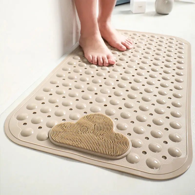 Tapis de douche antidérapant en PVC, 1 pièce, avec ventouses et trous de vidange, tapis de douche de Massage, tapis de salle de bain, tapis de baignoire, 15,7x27,5 pouces - FATAONTapis de douche antidérapant en PVC, 1 pièce, avec ventouses et trous de vidange, tapis de douche de Massage, tapis de salle de bain, tapis de baignoire, 15,7x27,5 poucesSolutions MaisonFATAON