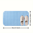 Tapis de douche antidérapant en PVC, 1 pièce, avec ventouses et trous de vidange, tapis de douche de Massage, tapis de salle de bain, tapis de baignoire, 15,7x27,5 pouces - FATAONTapis de douche antidérapant en PVC, 1 pièce, avec ventouses et trous de vidange, tapis de douche de Massage, tapis de salle de bain, tapis de baignoire, 15,7x27,5 poucesSolutions MaisonFATAON