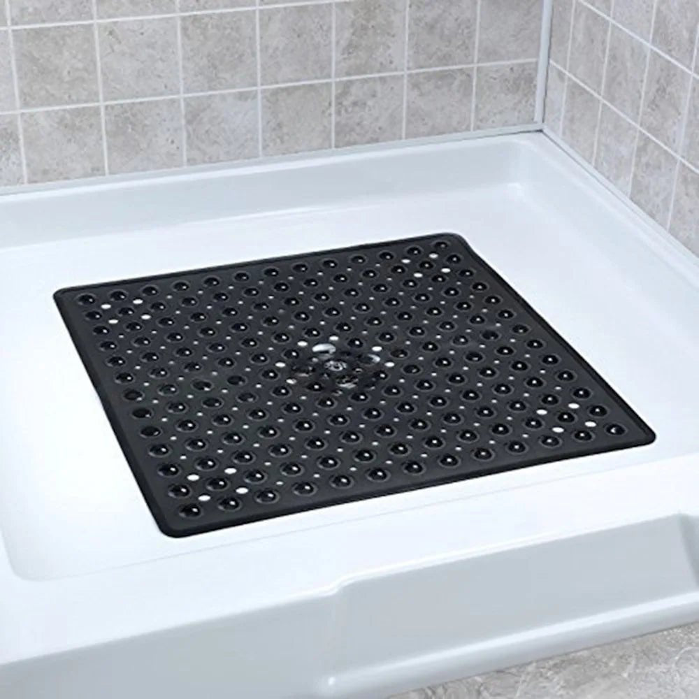 Tapis de douche d'angle antidérapant - 53x53cm - Tapis de douche d'angle pour l'intérieur de la douche, tapis de bain triangulaire antidérapant pour la salle de bain - FATAONTapis de douche d'angle antidérapant - 53x53cm - Tapis de douche d'angle pour l'intérieur de la douche, tapis de bain triangulaire antidérapant pour la salle de bainSolutions MaisonFATAON