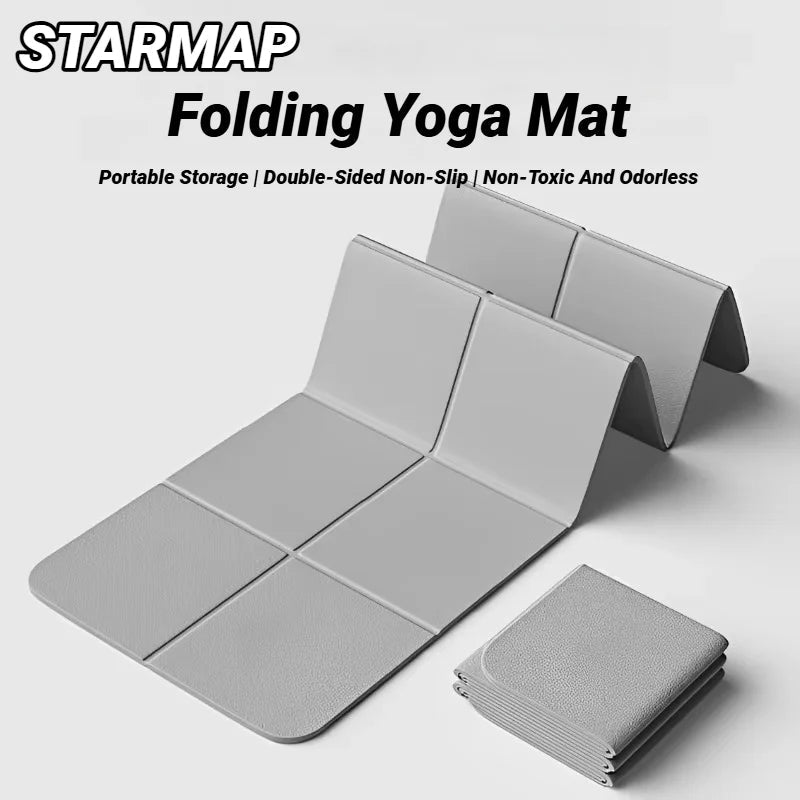 Tapis de Yoga pliable écologique Tpe pliant voyage exercice de Fitness Double face antidérapant pour les Pilates et les entraînements au sol - FATAONTapis de Yoga pliable écologique Tpe pliant voyage exercice de Fitness Double face antidérapant pour les Pilates et les entraînements au solFitness & SportFATAON