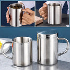 Tasse à café en acier inoxydable, double couche, anti-brûlure, portable, clics, bière, thé, jus, gobelet thermique, 200 ml, 300 ml, 400ml, 1 pièce - FATAONTasse à café en acier inoxydable, double couche, anti-brûlure, portable, clics, bière, thé, jus, gobelet thermique, 200 ml, 300 ml, 400ml, 1 pièceSolutions MaisonFATAON