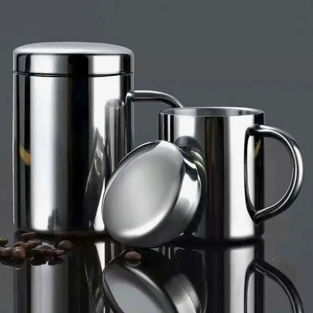 Tasse à café en acier inoxydable, double couche, anti-brûlure, portable, clics, bière, thé, jus, gobelet thermique, 200 ml, 300 ml, 400ml, 1 pièce - FATAONTasse à café en acier inoxydable, double couche, anti-brûlure, portable, clics, bière, thé, jus, gobelet thermique, 200 ml, 300 ml, 400ml, 1 pièceSolutions MaisonFATAON