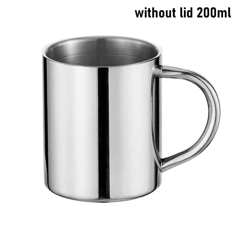 Tasse à café en acier inoxydable, double couche, anti-brûlure, portable, clics, bière, thé, jus, gobelet thermique, 200 ml, 300 ml, 400ml, 1 pièce - FATAONTasse à café en acier inoxydable, double couche, anti-brûlure, portable, clics, bière, thé, jus, gobelet thermique, 200 ml, 300 ml, 400ml, 1 pièceSolutions MaisonFATAON