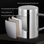Tasse à café en acier inoxydable, double couche, anti-brûlure, portable, clics, bière, thé, jus, gobelet thermique, 200 ml, 300 ml, 400ml, 1 pièce - FATAONTasse à café en acier inoxydable, double couche, anti-brûlure, portable, clics, bière, thé, jus, gobelet thermique, 200 ml, 300 ml, 400ml, 1 pièceSolutions MaisonFATAON