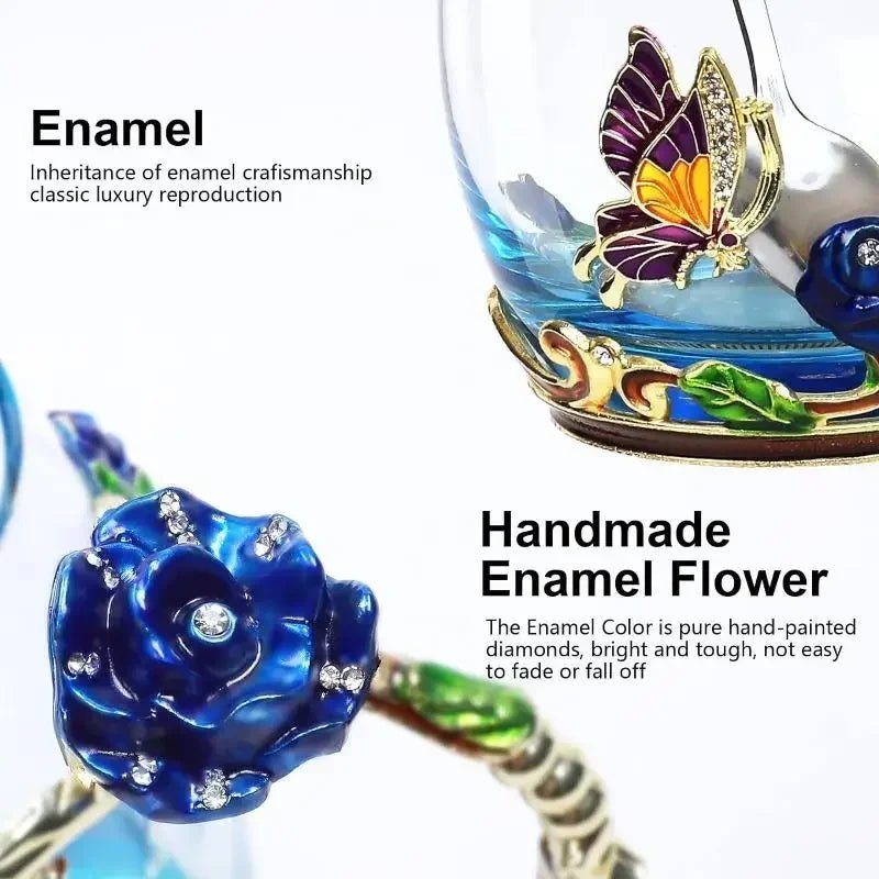 Tasse à thé en émail faite à la main de style rétro européen, tasse en cristal, tasse à lait, tasse à thé aux fleurs de citron, ensemble de tasses à vin haut de gamme, tasse cadeau - FATAONTasse à thé en émail faite à la main de style rétro européen, tasse en cristal, tasse à lait, tasse à thé aux fleurs de citron, ensemble de tasses à vin haut de gamme, tasse cadeauSolutions MaisonFATAON