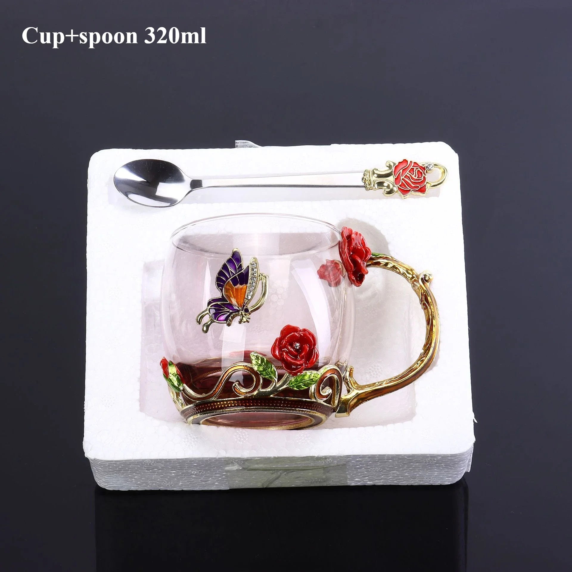 Tasse à thé en émail faite à la main de style rétro européen, tasse en cristal, tasse à lait, tasse à thé aux fleurs de citron, ensemble de tasses à vin haut de gamme, tasse cadeau - FATAONTasse à thé en émail faite à la main de style rétro européen, tasse en cristal, tasse à lait, tasse à thé aux fleurs de citron, ensemble de tasses à vin haut de gamme, tasse cadeauSolutions MaisonFATAON