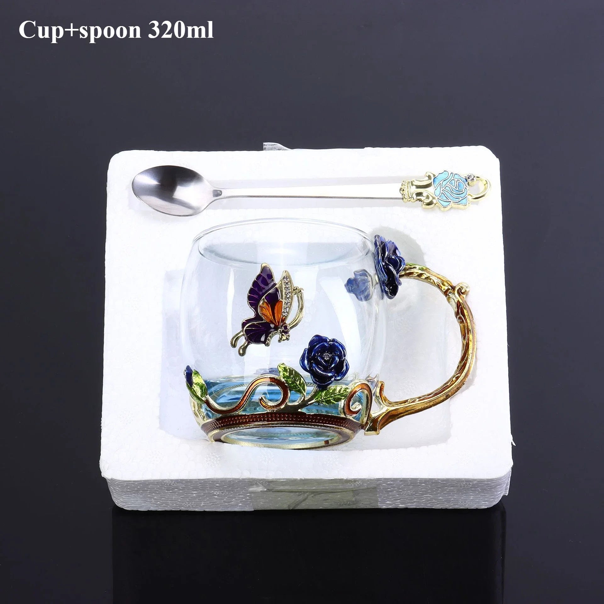 Tasse à thé en émail faite à la main de style rétro européen, tasse en cristal, tasse à lait, tasse à thé aux fleurs de citron, ensemble de tasses à vin haut de gamme, tasse cadeau - FATAONTasse à thé en émail faite à la main de style rétro européen, tasse en cristal, tasse à lait, tasse à thé aux fleurs de citron, ensemble de tasses à vin haut de gamme, tasse cadeauSolutions MaisonFATAON